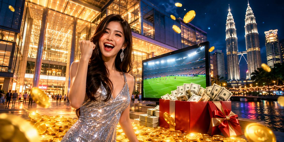 Paparan skrin pertaruhan sukan dalam talian gaya Malaysia di Kuala Lumpur