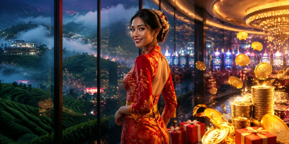 Suasana kasino hiburan Malaysia dengan pelbagai permainan slot moden gaya Melayu
