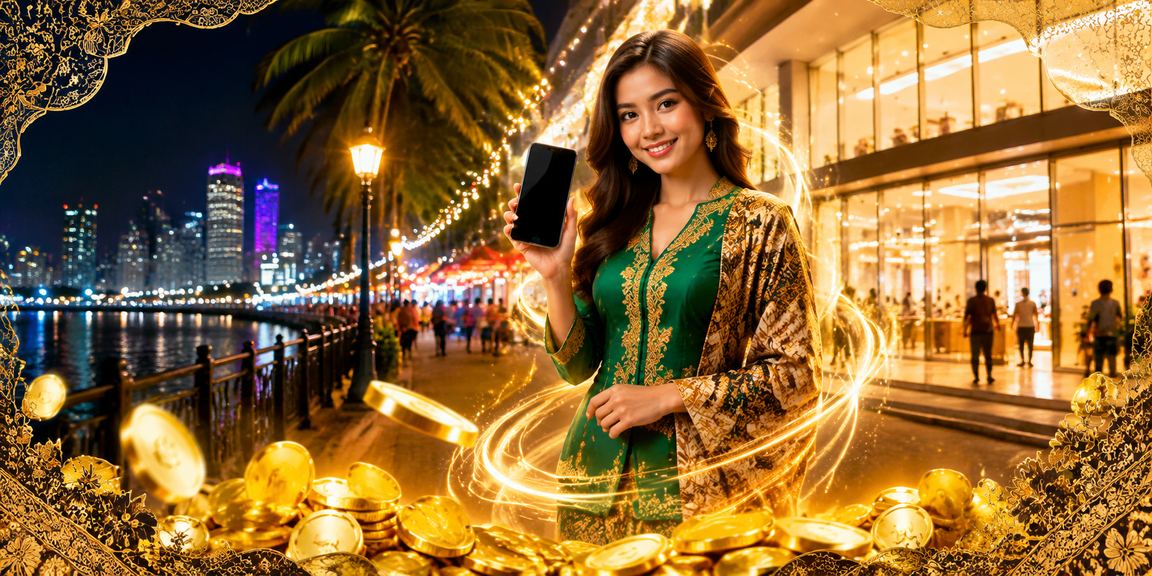 Aplikasi kasino Penang dengan rekabentuk batik moden untuk akses selamat dan mudah alih
